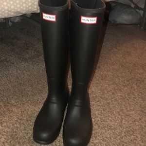 Black hunter boots women’s